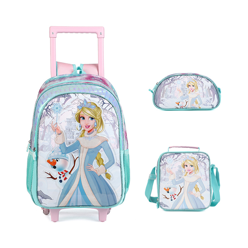 Princess school trolley bag set.jpg